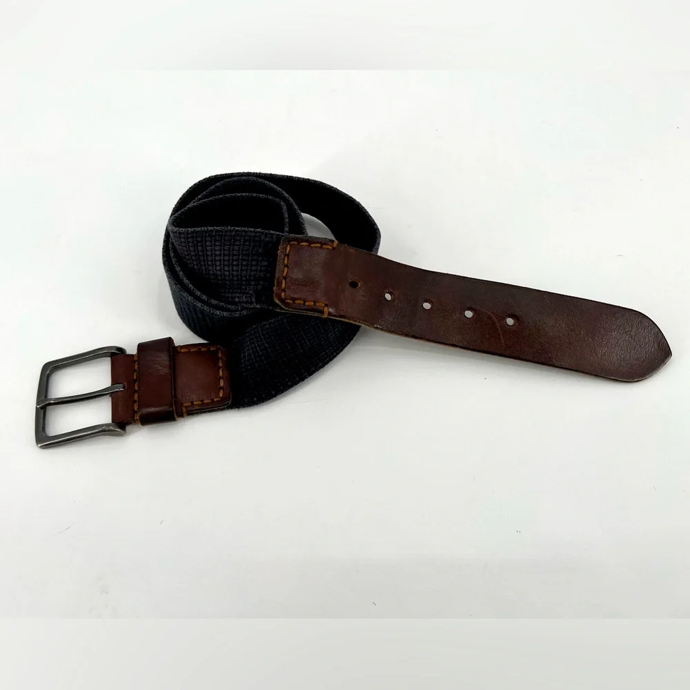 Vintage Canvas & Leather Casual Belt L /‎ XL